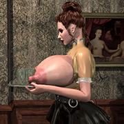 3D female boobs