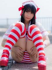 sexy cosplay girl