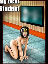 BDSM comics `My best student`, part 1