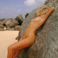 exposing at nude beach