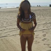 Nude wife at abeach