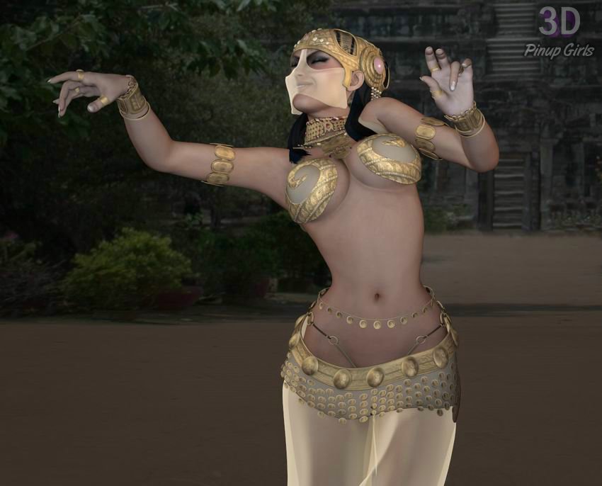 850px x 686px - Seductress Salome 3D Belly Dancer