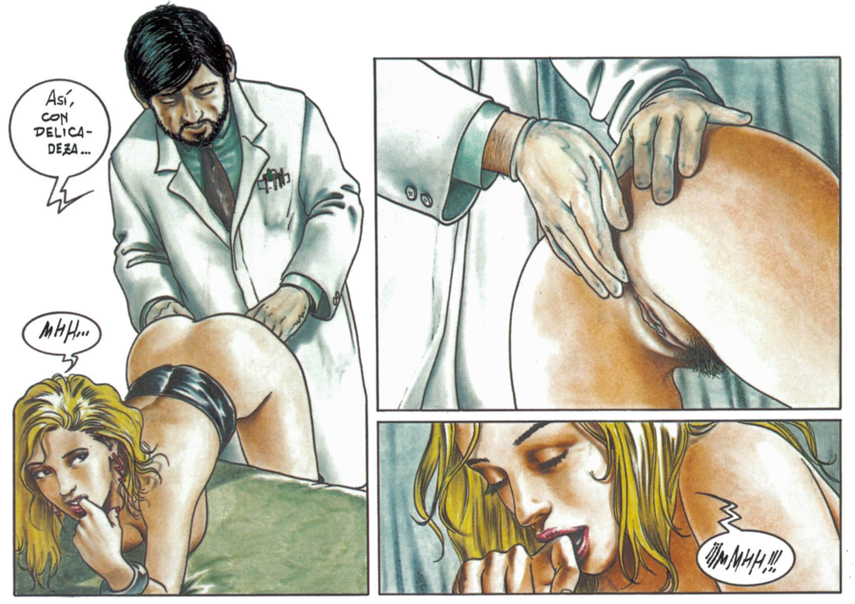 Порно комикс у врача фото 53