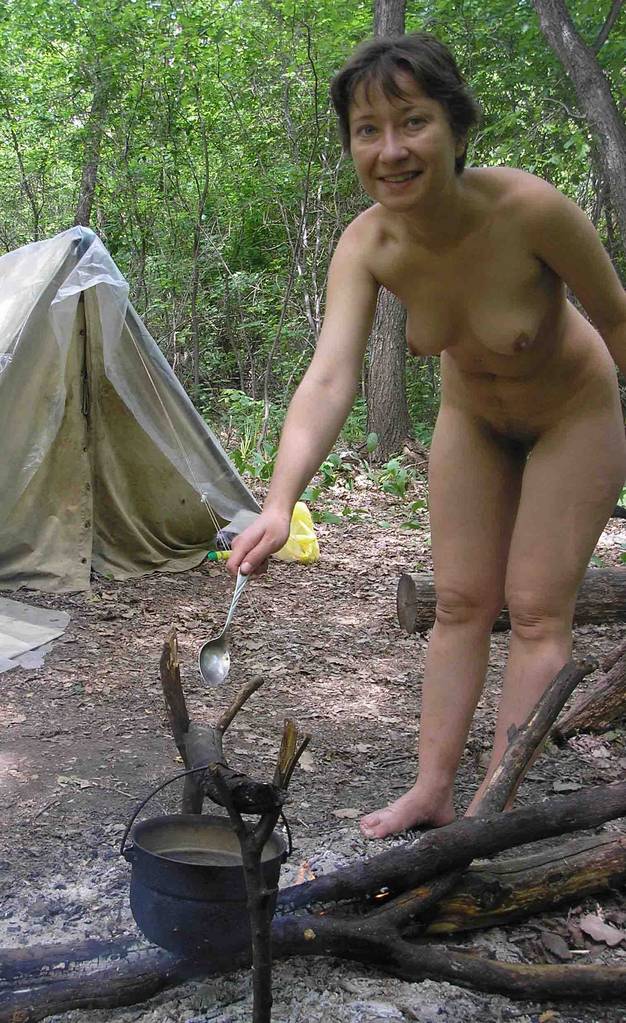 These are the secret naked pics of my lusty exwife posing outdoors. 